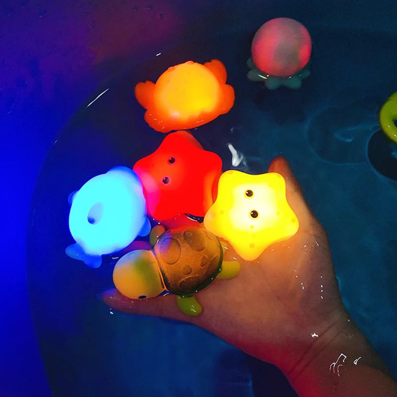 Baby LED Light-Up Floating Animal Bath Toys